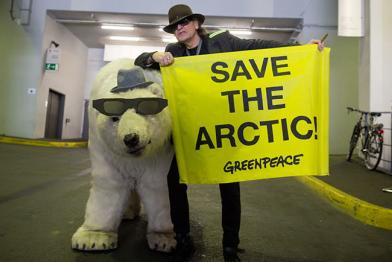 Udo Lindenberg und Paula mit Sonnenbrille und Hut