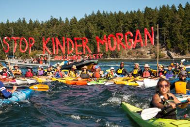 Kayaktivisten gegen Kinder Morgan
