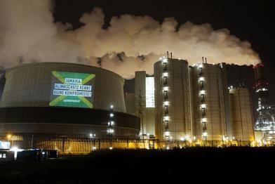 Projektion an Kohlekraftwerk Moorburg: Klimaschutz kennt keine Kompromisse!