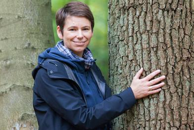 Sandra Hieke im Stadtforst Lübeck