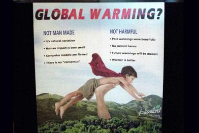 Poster zur 6. Konferenz vom Heartland Institute zum Klimawandel im Juni 2011