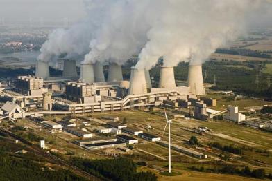 Kohlekraftwerk Jänschwede im August 2008