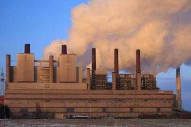 RWE Braunkohlekraftwerk Neurath, Januar 2010