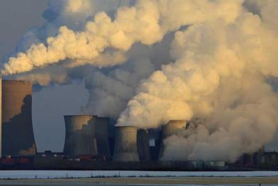 RWE coal power plant Niederaussem im Januar 2010