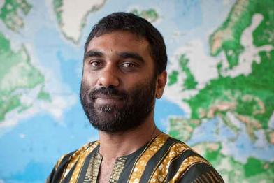 Portrait Kumi Naidoo Geschäftsführer Greenpeace International, Juni 2009