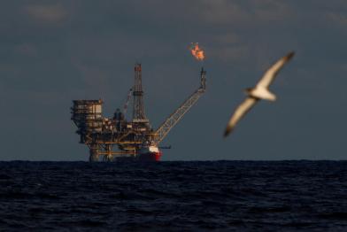 oil platform in the Bouri Oilfield some 70 nautical miles north of the coast of Libya,
