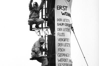 Greenpeace Aktion gegen Hamburger Chemiefabrik Boehringer 1981