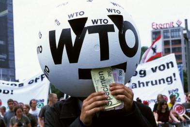 WTO Protest Mc Planet Berlin