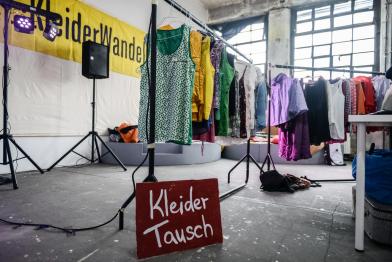 Kleidertausschparty Greenpeace Berlin