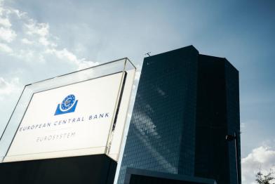 Symbolbild der Europäischen Zentralbank in Frankfurt