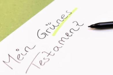Gruenes Testament_handwritten