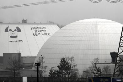 Greenpeace-Aktion am AKW Neckarwestheim 28.02.2011