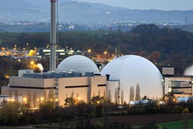 Das AKW Neckarwestheim I in Baden-Württemberg gehört zu den ältesten Reaktoren in Deuschland. 11/16/2009