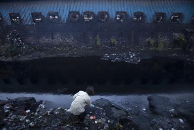 Die Textilindustrie verschmutzt die Gewässer in China