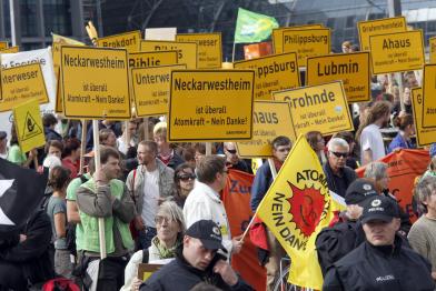 Anti-Atom-Demo in Berlin