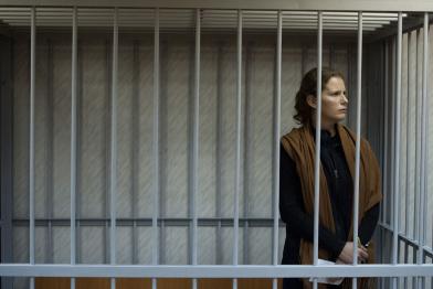 Ana Paula Alminhana Maciel im Bezirksgericht von Murmansk, September 2013