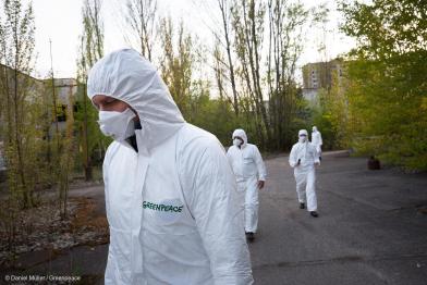 Expert:innen in Tschernobyl
