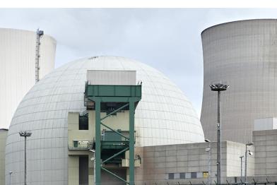 Das Atomkraftwerk Philippsburg in Baden-Württemberg 11/18/2009