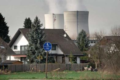 EnBW-Atommeiler Philippsburg, März 2009