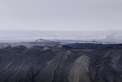 Der Braunkohletagebau Welzow-Süd I, Oktober 2010