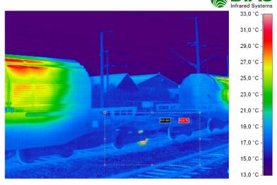 Achse mit Wärmeanomalie 05.11.2010