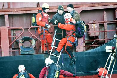 Greenpeace-Aktion gegen Atommüll-Transport nach Russland 04/09/2010