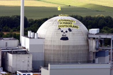 Protest auf dem AKW Unterweser 06/22/2009