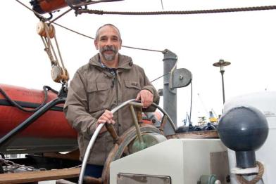 Wolf Wichmann bei Schiffstour Beluga 2 durch Russland im April 2010