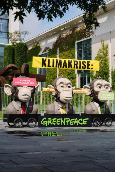 Protest Against Weak Climate Protection Law in Berlin