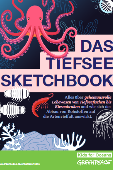 Cover des Tiefsee Malbuch