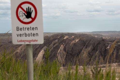 Lignite Open Pit Mining in the Lusatia Region