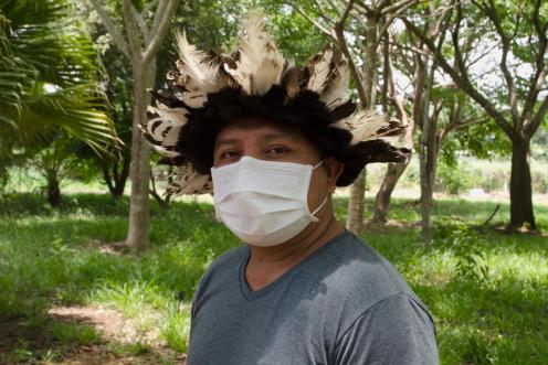 Portrait of Adriano Karipuna, Indigenous Leader in Brazil