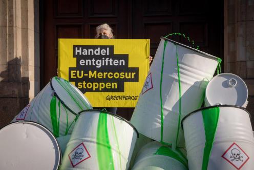 Protest against Forbidden Pesticides in Berlin