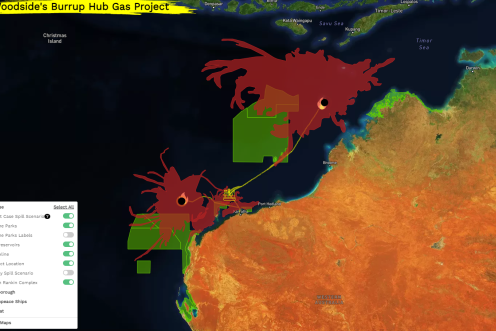 Map Gasprojekt Westaustralien Browse