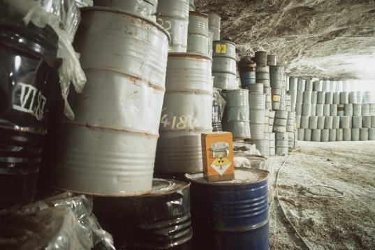 Fässer mit radioaktivem Müll in Morsleben 