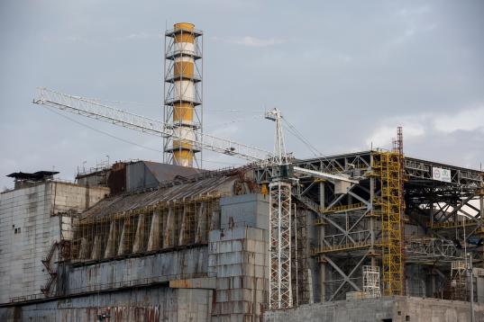 Das havarierte AKW Tschernobyl 2016
