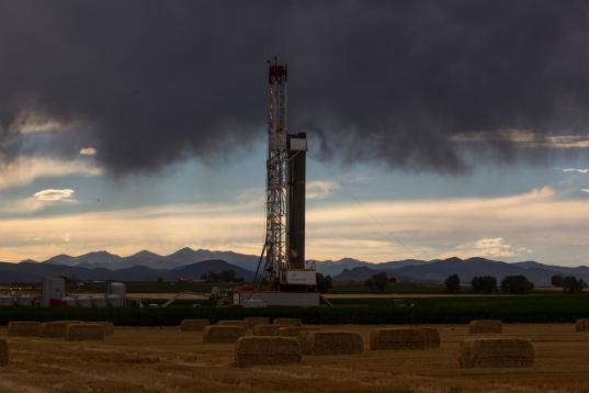 Frackinggasanlage in Colorado