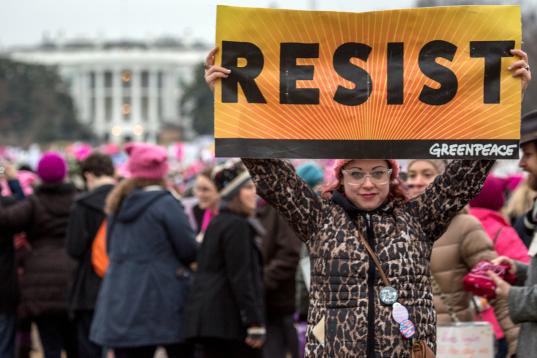Women's March in Washington D.C.zur Amtseinführung Donald Trumps