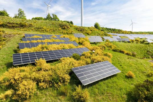 Renewable Energy Landscape in Morbach, Hunsrueck
