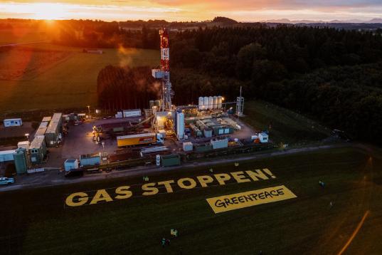 Protest against Drilling Fossil Gas in Reichling