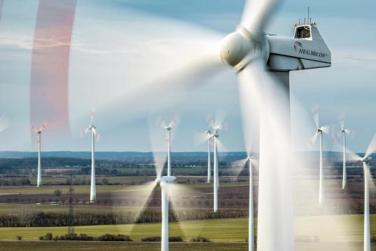 Wind Farm near Nauen, Germany