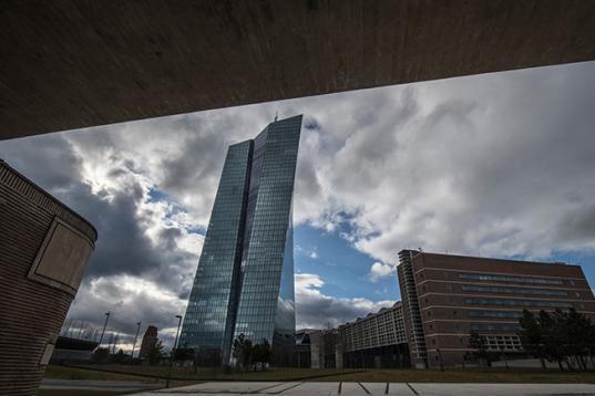 Die Europäische Zentralbank mit Sitz in Frankfurt am Main