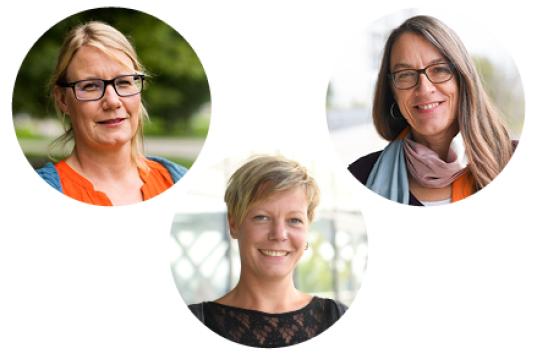 Unser Testamente-Team Elise Fritze, Swantje Miehe und Svenja Bachert