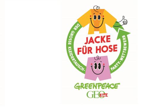 Kleidertausch-Wettbewerb "Jacke für Hose" von Greenpeace und GEOLINO