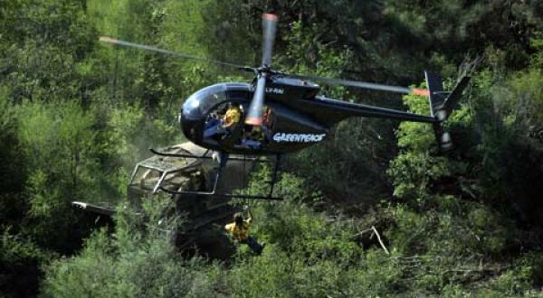 Hubschraubereinsatz in Chaco