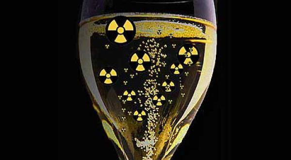 Radioaktiver Champagner?