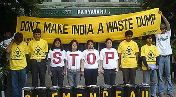 Protest vor dem indischen Umweltminsterium