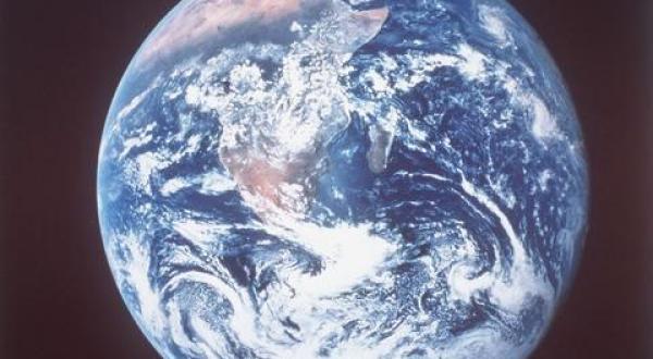 Die Erde - aus dem Weltraum fotografiert. 