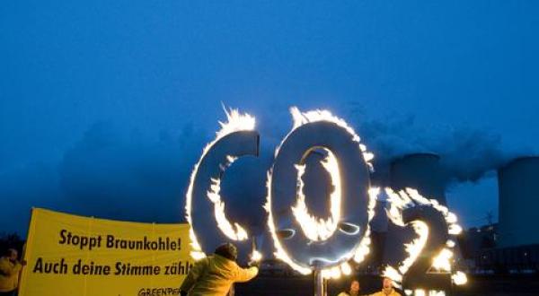 Burning CO2 at Coal power plant Jaenschwalde