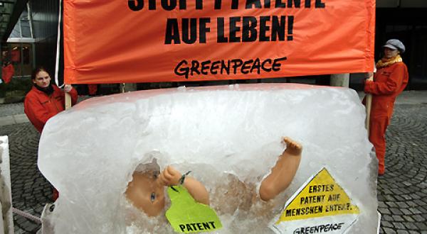 Greenpeace-Protest vor dem EPA in München